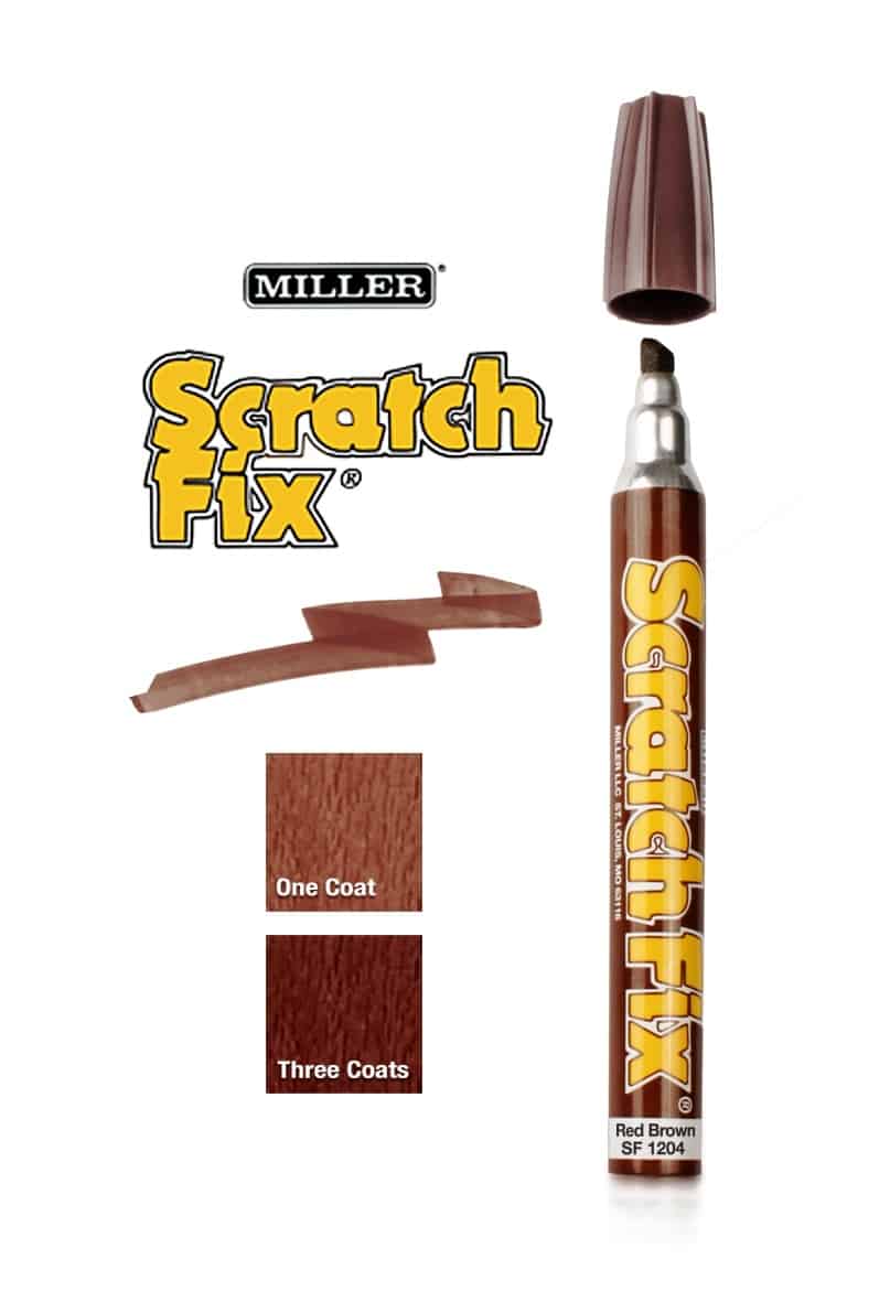 Scratch Fix Pen Red Brown